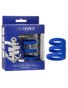 Cusca de silicon trei inele elastice - Admiral Triple Cock Cage - California Exotic 2