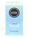 Prezervative subtiri rezistente - Nano Thin Condoms 53 mm 12 Pack - EXS