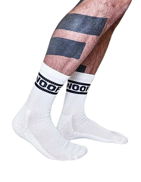Sosete fetish - Crew Socks Woof White - MisterB