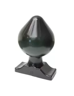 Dop anal XXL vinil 22,30 x 12 cm - All Black - Raymond AB76 Butt Plug