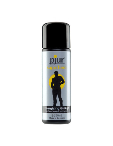 Lubrifiant premium apa - Superhero Energizing Ginko Waterbased 30 ml - Pjur