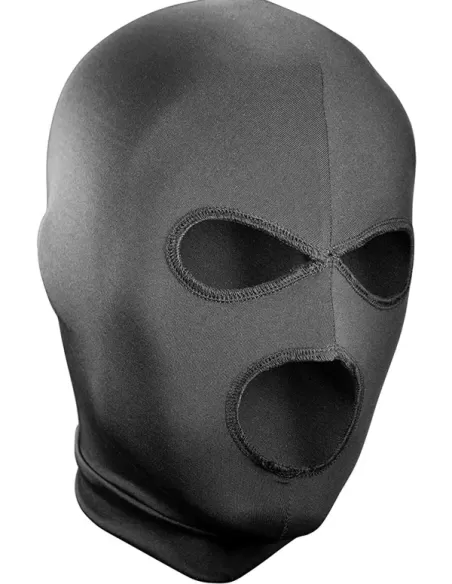 Push Bondage Beginner Black 3 Hole Hood