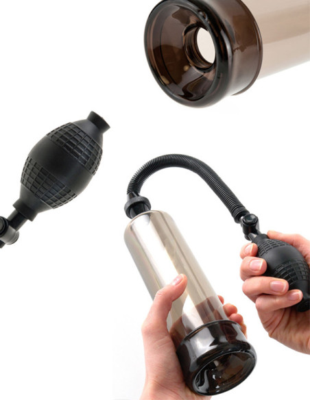 Pompa penis incepatori 19 x 5 cm - Beginners Power Pump Worx Black - Pipedream