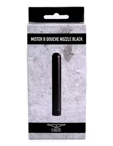 Dus anal irigator plastic ABS 14 cm - Douche Nozzle Black - MisterB