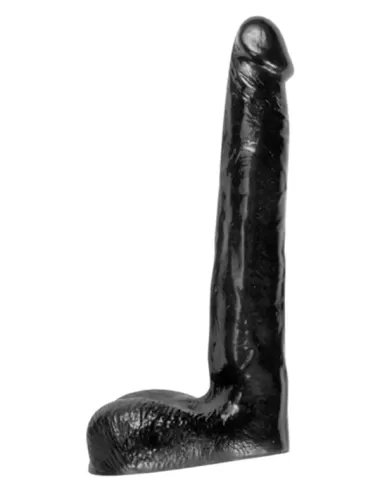 Dildo vinil negru 20 x 3.5 cm - Heinrich AB04 - All Black - BlackFetish - BDSM Sex Shop