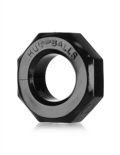 Inel testicole ballstretcher elastic silicon negru - Humpballs Black - Oxballs