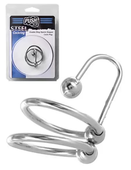 Double Ring Sperm Stopper Cock Plug