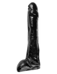 Dildo realist vinil 25.5 x 5 cm - All Black - Sven AB15