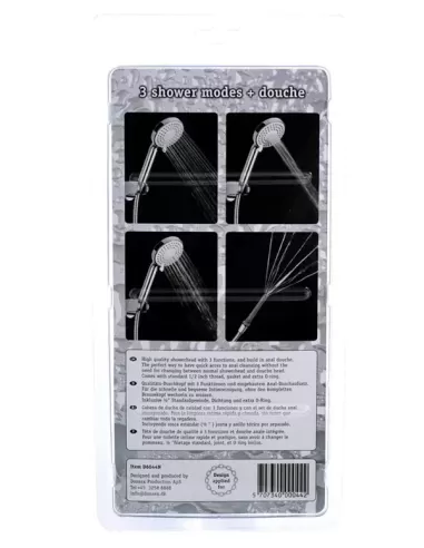 WaterClean Shower Head With Build-in Anal Nozzle