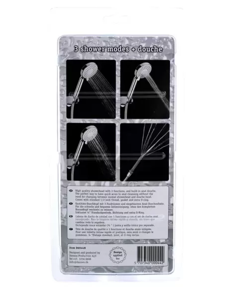 WaterClean Shower Head With Build-in Anal Nozzle