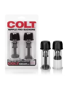 Set ventuze sfarcuri mari reglabile cu piston 3,5 cm - Nipple Pro Suckers Black