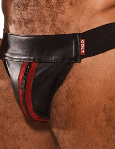 Suspensor fetish BDSM piele naturala - Leather Jock - Colt 2