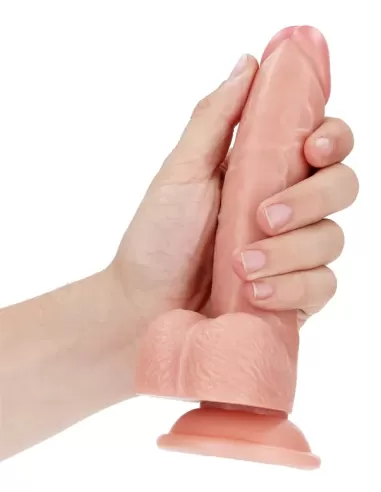 RealRock Dildo 7 Inch Curved Ultra Skin
