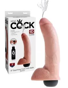 King Cock 9 Inch Cock With Balls Flesh