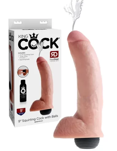 King Cock 9 Inch Cock With Balls Flesh