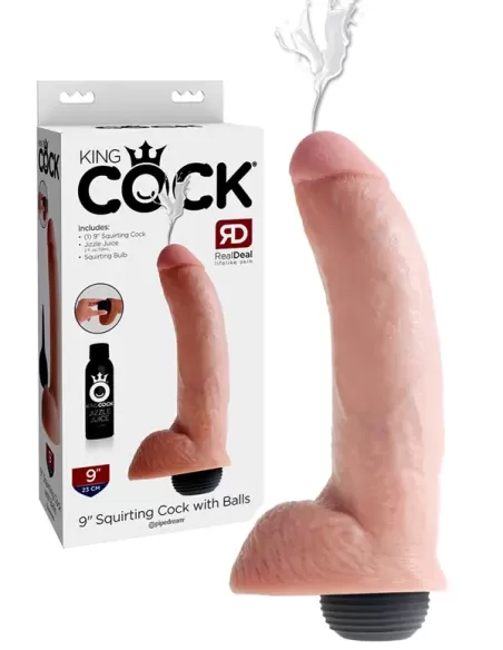 King Cock 9 Inch Cock With Balls Flesh