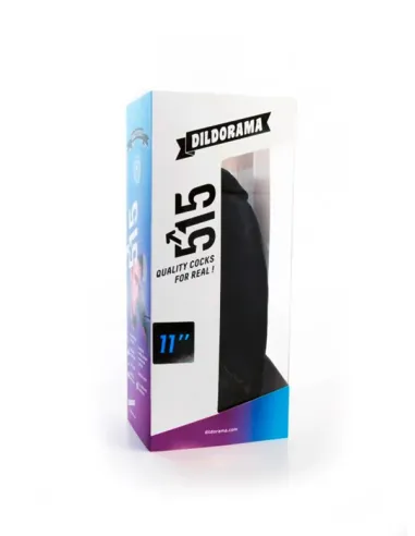 Dildo realist XL 29 x 6 cm - Dildorama 515 11 Inch Dildo Black - BlackFetish - BDSM Sex Shop