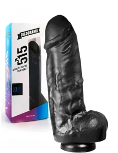 Dildo realist XXL 30.5 x 8 cm - Dildorama 515 11.50 Inch Dildo Black - BlackFetish - BDSM Sex Shop