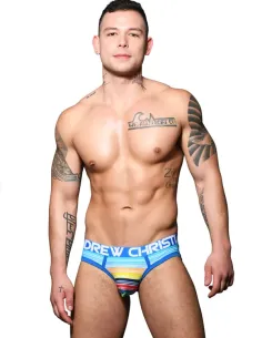 Andrew Christian Avalon Multicolor Stripe Brief 2