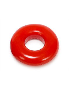 Inel cockring penis intindere testicole elastic silicon TPR rosu - DO-NUT-2 Red