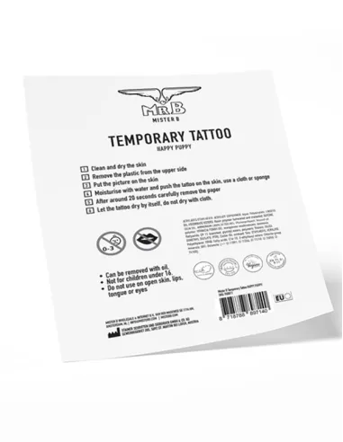 MisterB Temporary Tattoo Happy Puppy