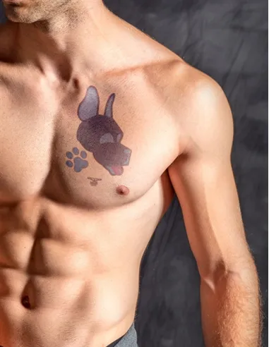 MisterB Temporary Tattoo Happy Puppy