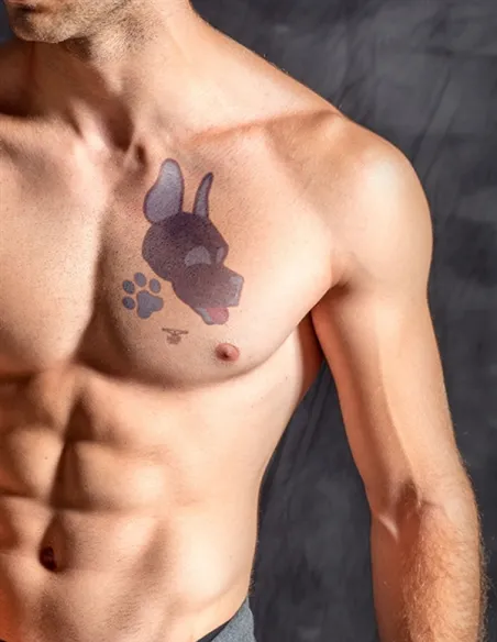 MisterB Temporary Tattoo Happy Puppy