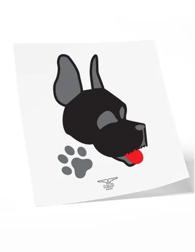 MisterB Temporary Tattoo Happy Puppy