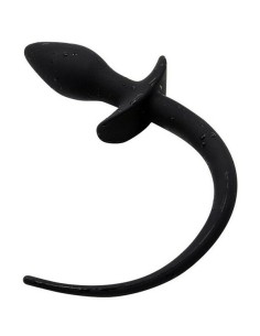 Puppy Play Silicone Tail Anal Plug Black