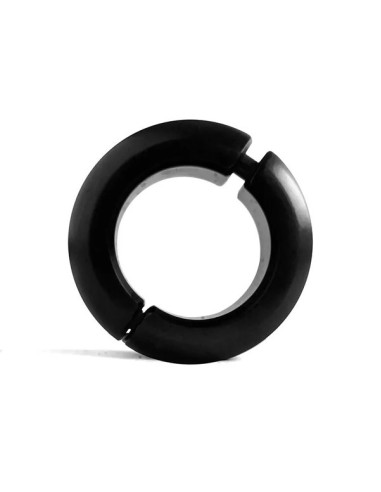 Black Steel Donut Ballstretcher 30 x 35 mm