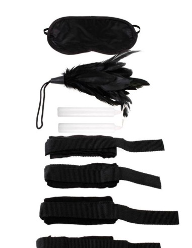 Set BDSM incepatori catuse masca puf pene lumanari ceara - Beginner's Bondage Set - Pipedream - BlackFetish - BDSM Sex Shop