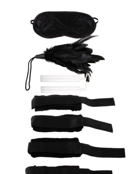 Set BDSM incepatori catuse masca puf pene lumanari ceara - Beginner's Bondage Set - Pipedream - BlackFetish - BDSM Sex Shop