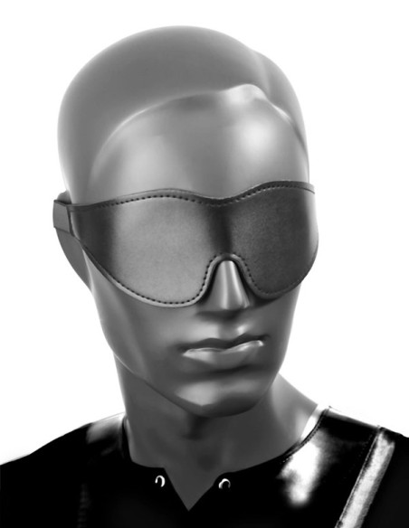 Masca BDSM piele sintetica - Black Fetish Mask - Bondage Beginner