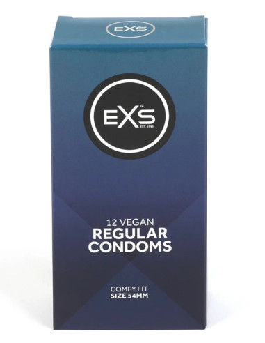 EXS Regular Condoms Comfy Fit 12 Pack 54 mm
