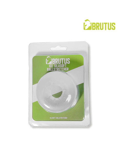 Inel elastic intindere testicole 4 cm silicon - Ice Silasoft Ballstretcher - Brutus - BlackFetish - BDSM Sex Shop