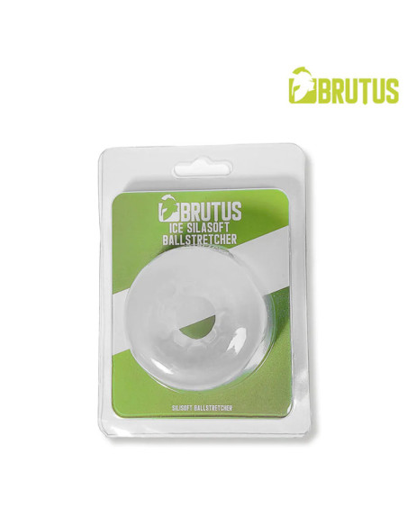 Inel elastic intindere testicole 4 cm silicon - Ice Silasoft Ballstretcher - Brutus - BlackFetish - BDSM Sex Shop