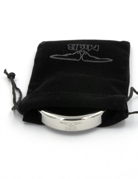 Inel fix inoxidabil premium cu logo -  Cockring Medium - MisterB