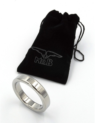 Inel fix inoxidabil premium cu logo -  Cockring Medium - MisterB