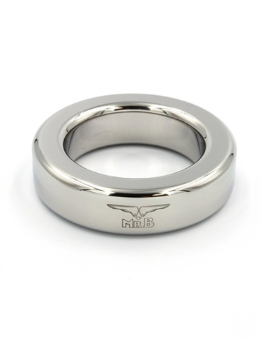 Inel fix inoxidabil premium cu logo -  Cockring Heavy - MisterB