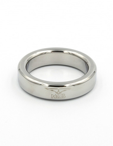 Inel fix inoxidabil premium cu logo -  Cockring Medium - MisterB