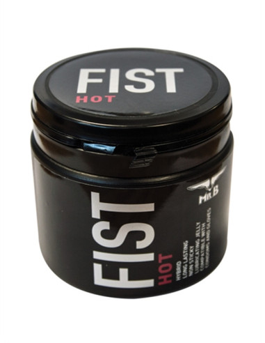 Lubrifiant fisting, efect incalzire, mixt apa silicon - Fist Hot 500 ml - MisterB