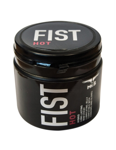 Lubrifiant fisting, efect incalzire, mixt apa silicon - Fist Hot 500 ml - MisterB