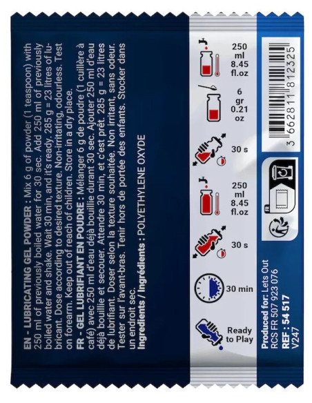 Lubrifiant pudra pentru fist - Fuck & Fist FF Powder 6 gr