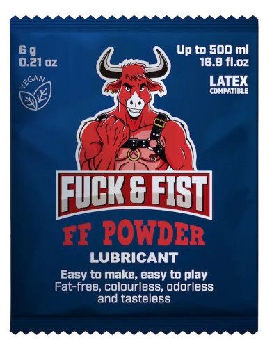 Lubrifiant pudra pentru fist - Fuck & Fist FF Powder 6 gr