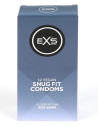 Set 12 prezervative diametru mai mic - Snug Fit Condoms 12 Pack 49 mm - EXS