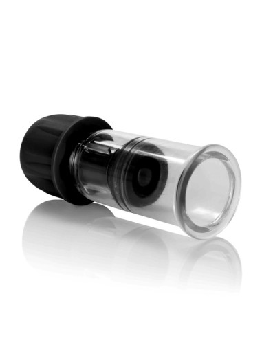 Set ventuze sfarcuri mari reglabile cu piston 3,5 cm negru - Nipple Pro Suckers Black -  Colt