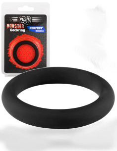 Inel penis sectiune ovala semi-elastic silicon - Perfect Silicone Cockring - Push