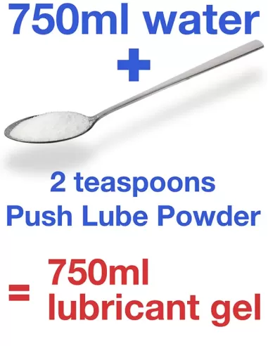 Push Lube Powder Just Add Water 500g
