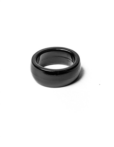 Inel penis elastic silicon TPR negru - Tight Grabber Black - MisterB