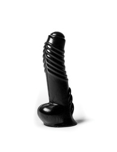 Dildo vinil cu striatii stimulare 20 x 5 cm - WAD Klusterfuck - MisterB